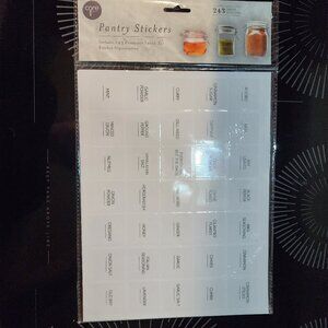 Core Kitchen Pantry Stickers- 243 Labels